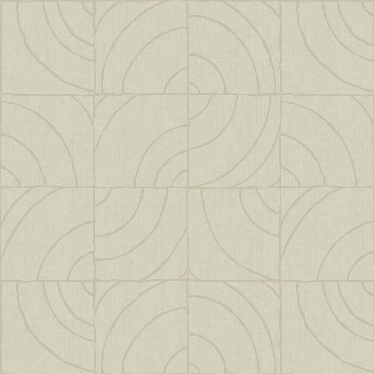 Egypt Sherrod ESS6021 Taupe Batik Blok Peel & Stick Wallpaper