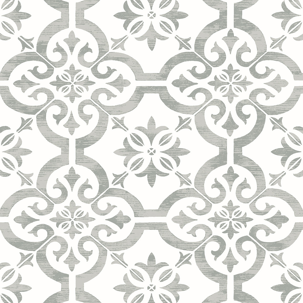 Etten Studios ET10010 Encaustic Faux Tile Wallpaper