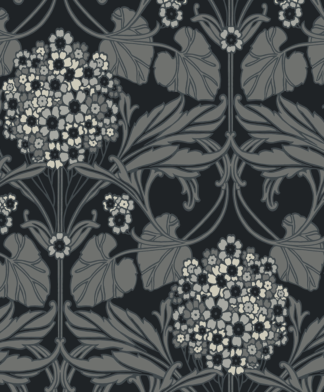 Etten Studios ET12120 Floral Hydrangea Wallpaper