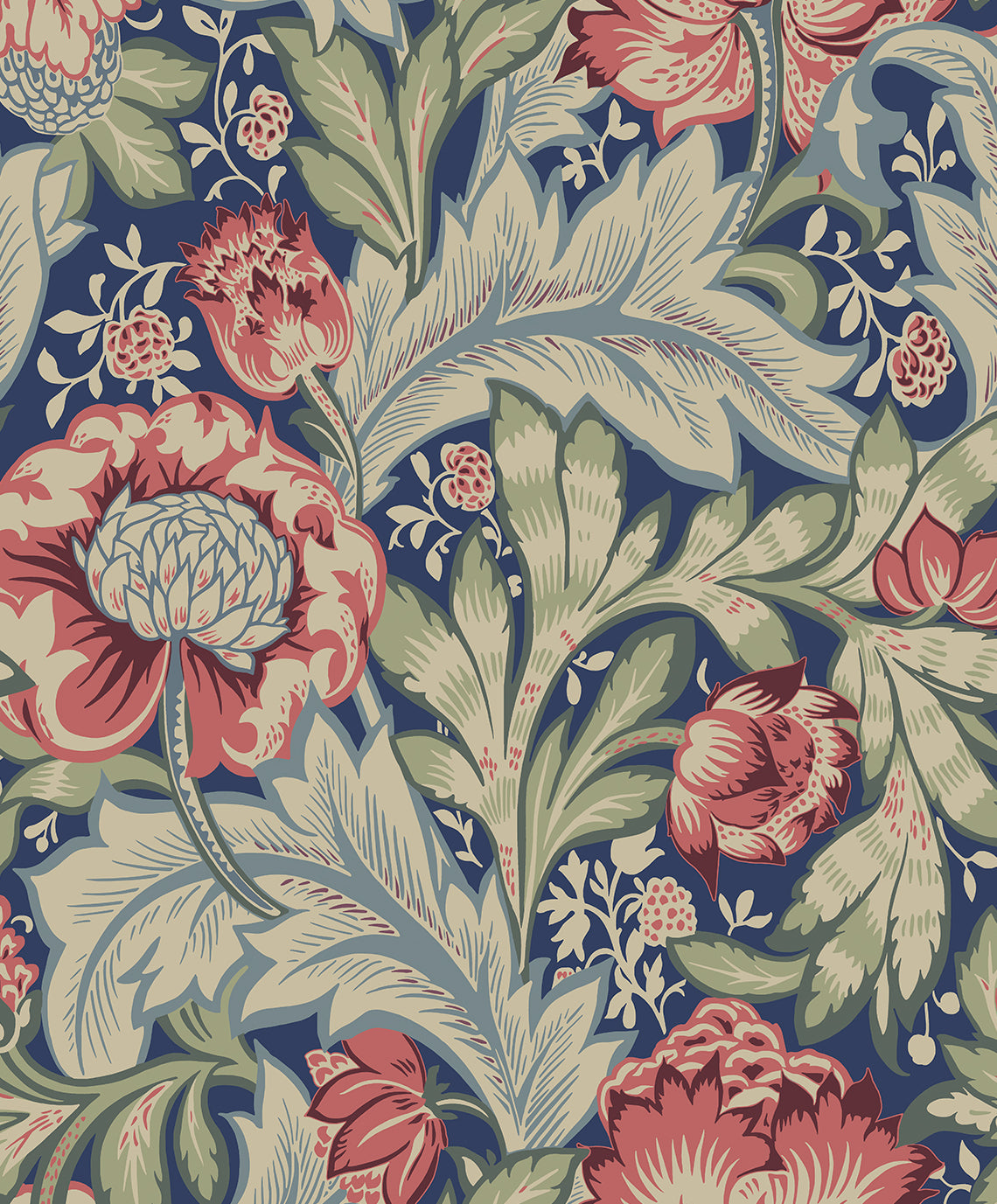 Etten Studios ET12302 Acanthus Garden Wallpaper