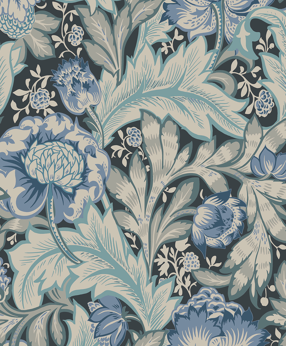 Etten Studios ET12312 Acanthus Garden Wallpaper