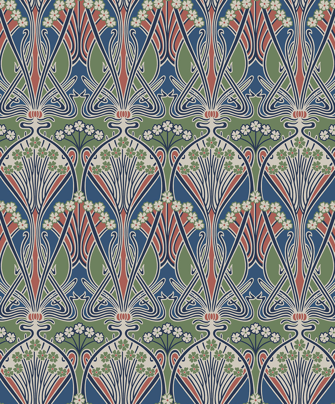Etten Studios ET12412 Dragonfly Damask Wallpaper