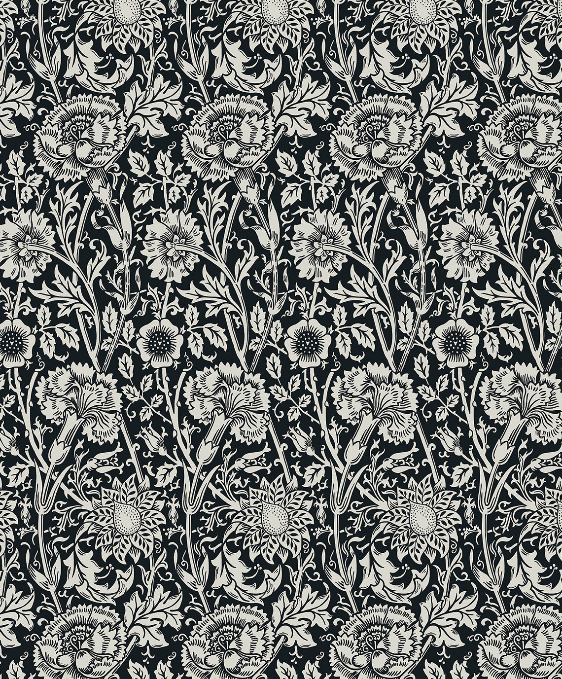 Etten Studios ET12500 Tonal Floral Trail Wallpaper