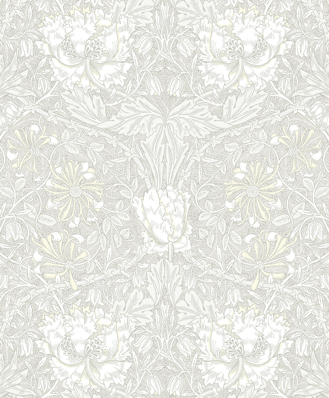 Etten Studios ET12605 Ogee Flora Wallpaper