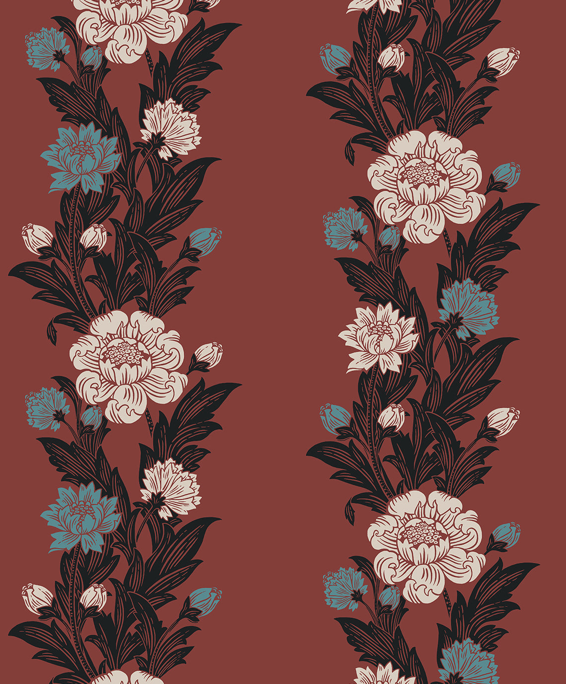Etten Studios ET12701 Blooming Stripe Wallpaper