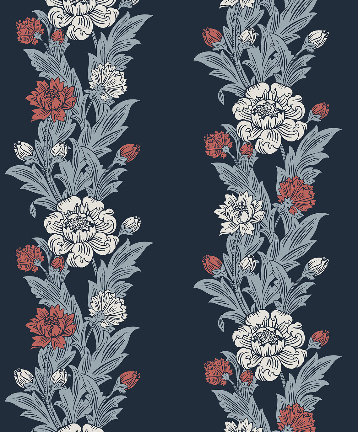 Etten Studios ET12712 Blooming Stripe Wallpaper
