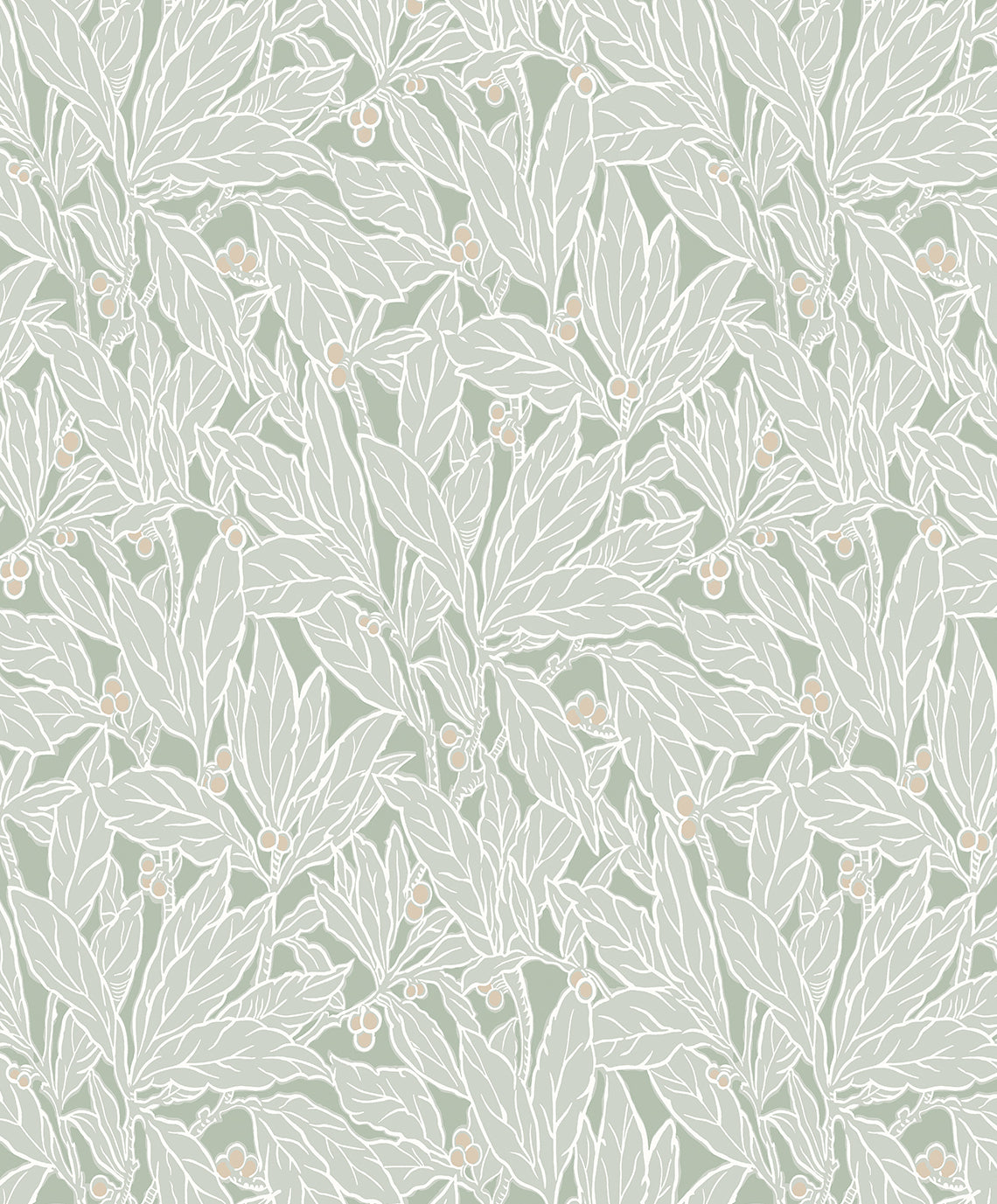 Etten Studios ET12804 Leaf and Berry Wallpaper