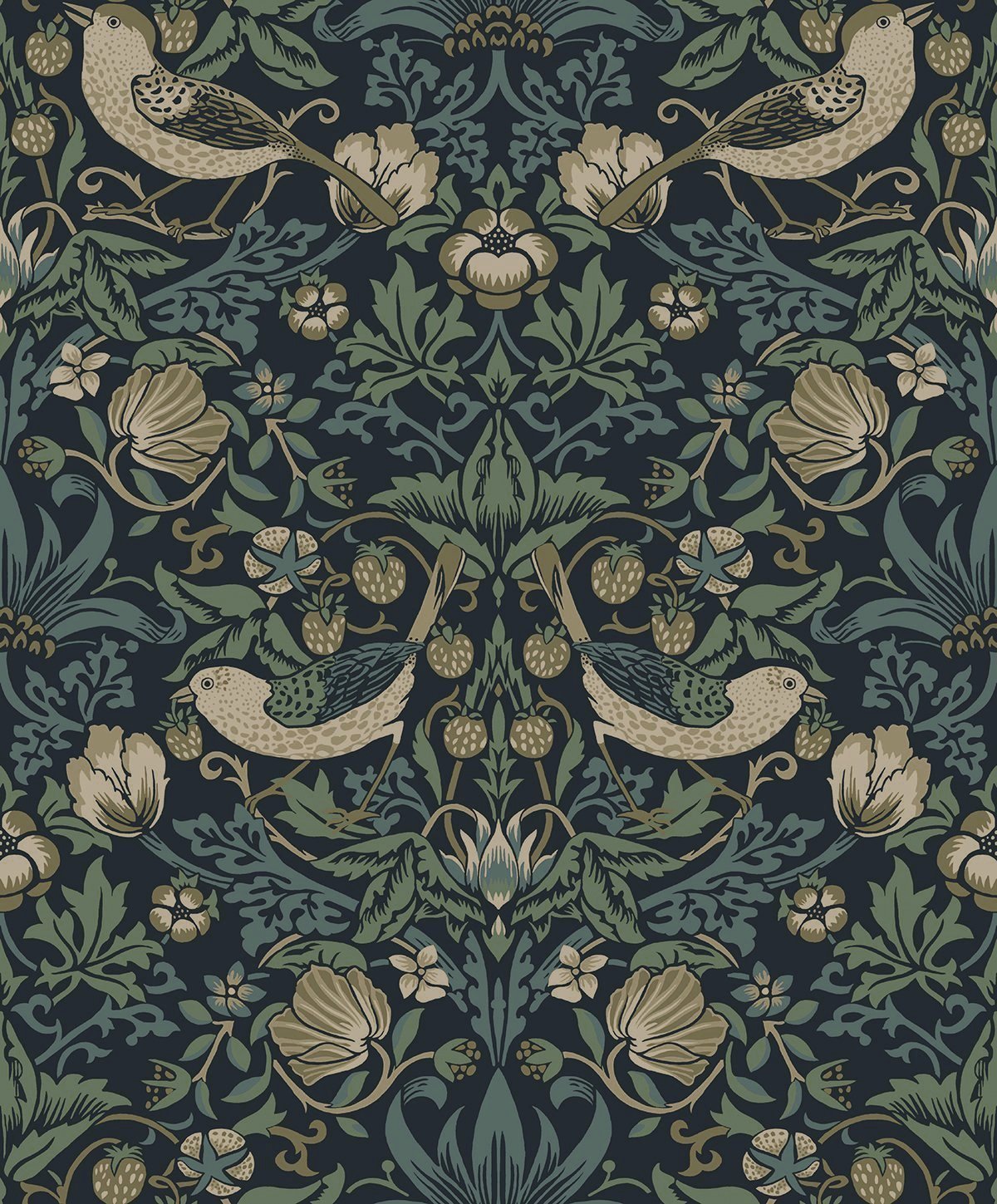 Etten Studios ET13402 Strawberry Meadow Wallpaper