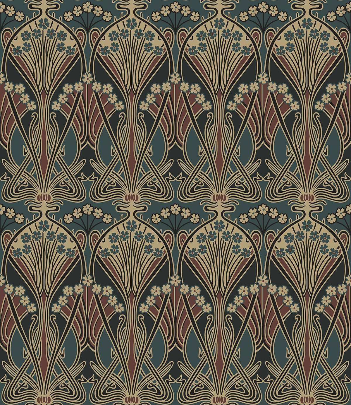 Etten Studios ET13501 Deco Dragonflies Wallpaper