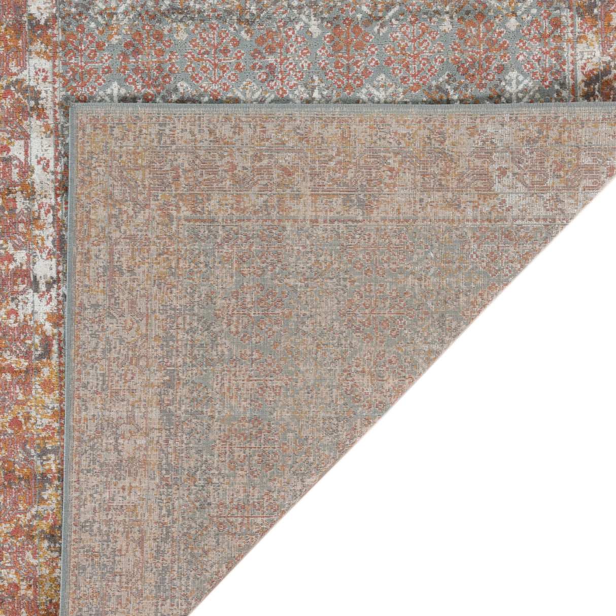 Amer Rugs ETE-15 Eternal Farmhouse Bordered /Rust Area Rug
