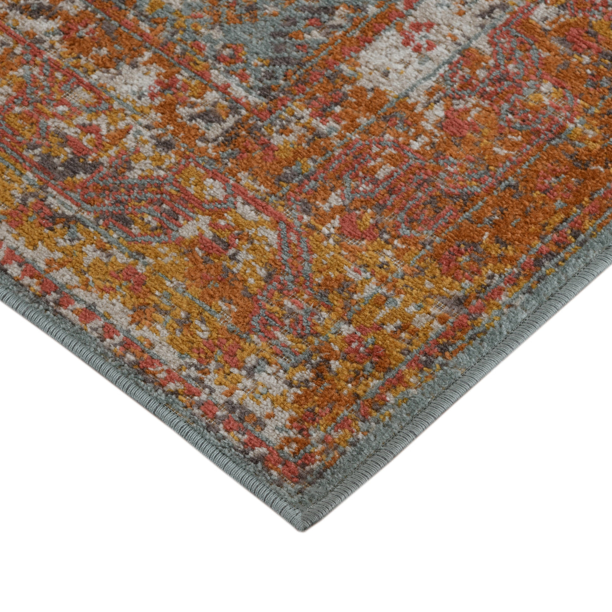 Amer Rugs ETE-15 Eternal Farmhouse Bordered /Rust Area Rug