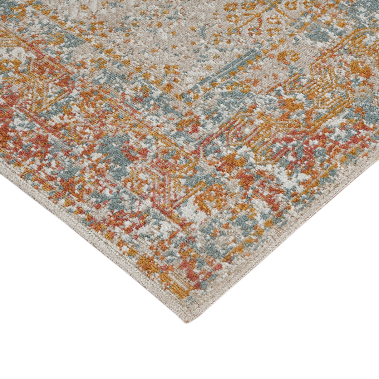 Amer Rugs ETE-16 Eternal Farmhouse Bordered /Rust Area Rug