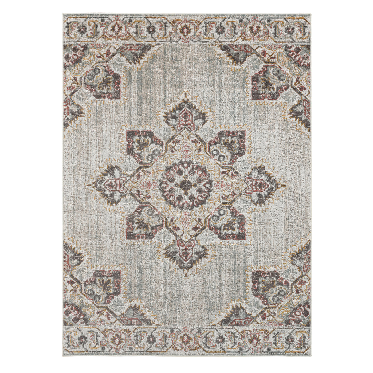 Amer Rugs ETE-20 Eternal Farmhouse Medallion /Sand Area Rug