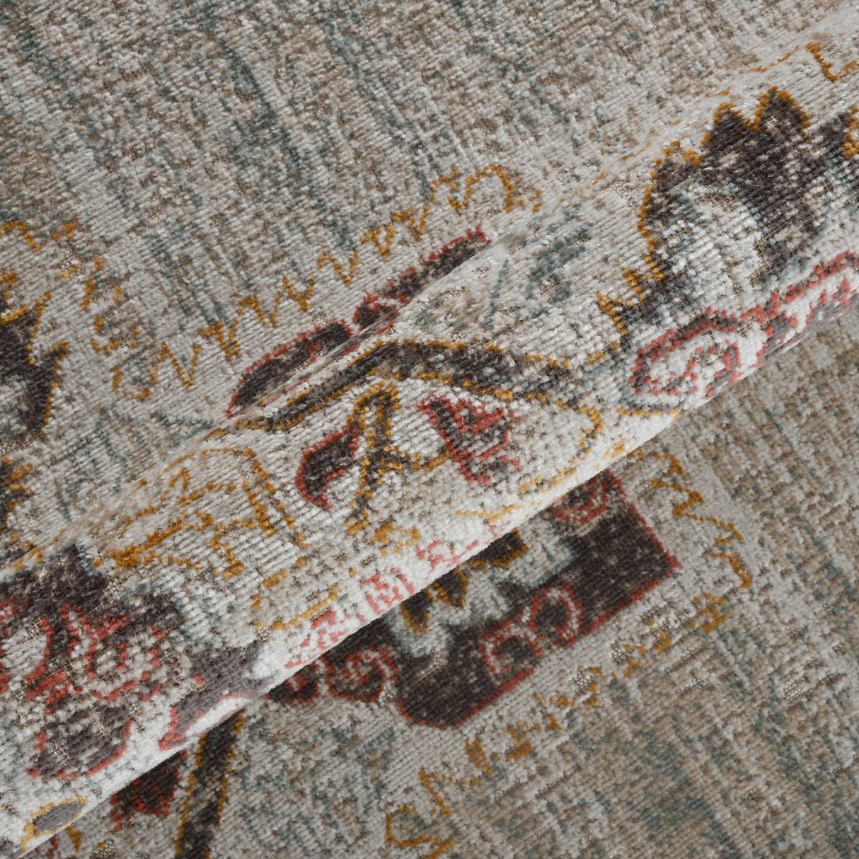 Amer Rugs ETE-20 Eternal Farmhouse Medallion /Sand Area Rug