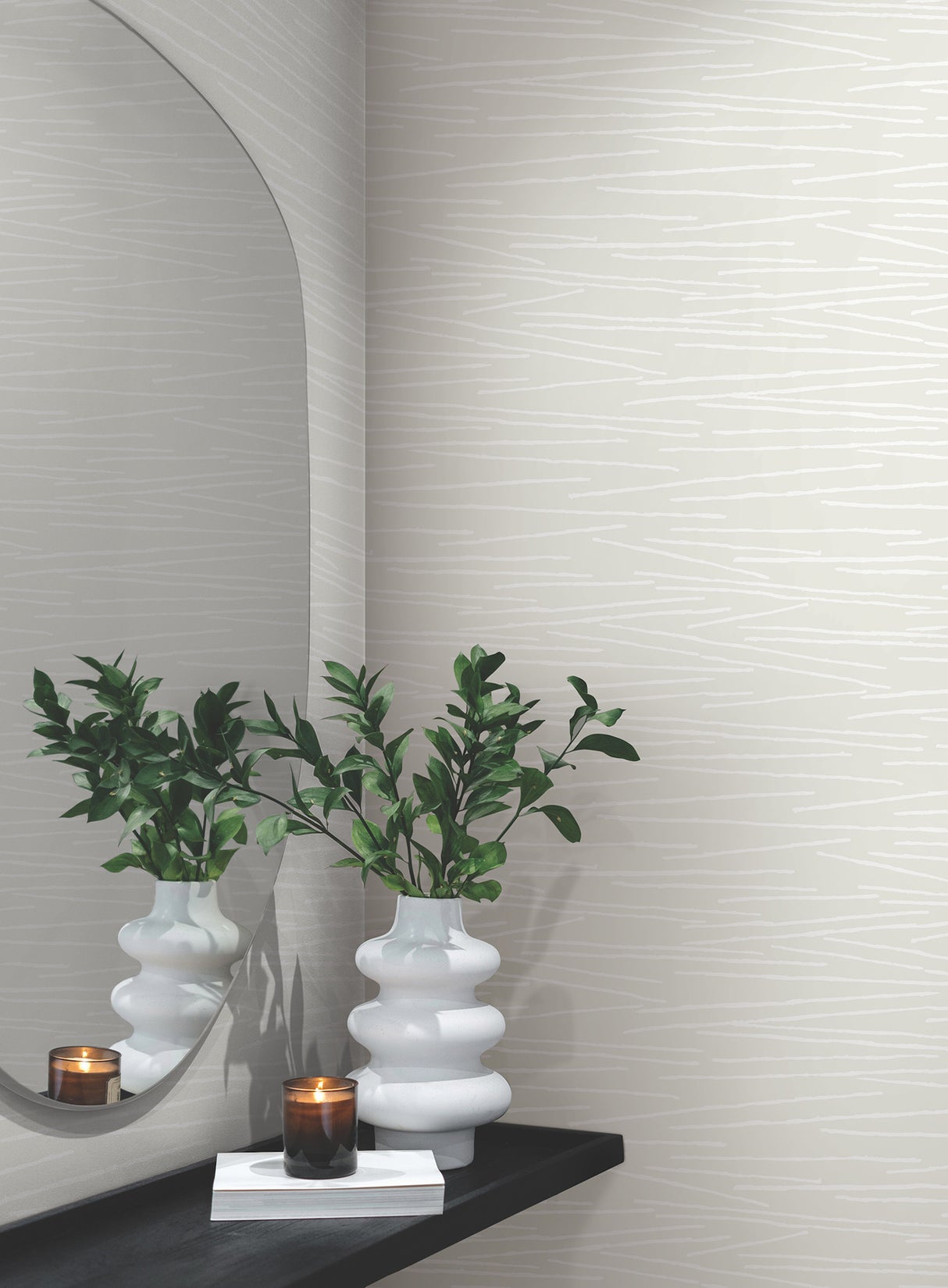 York EV3930 Line Horizon Pearl Wallpaper