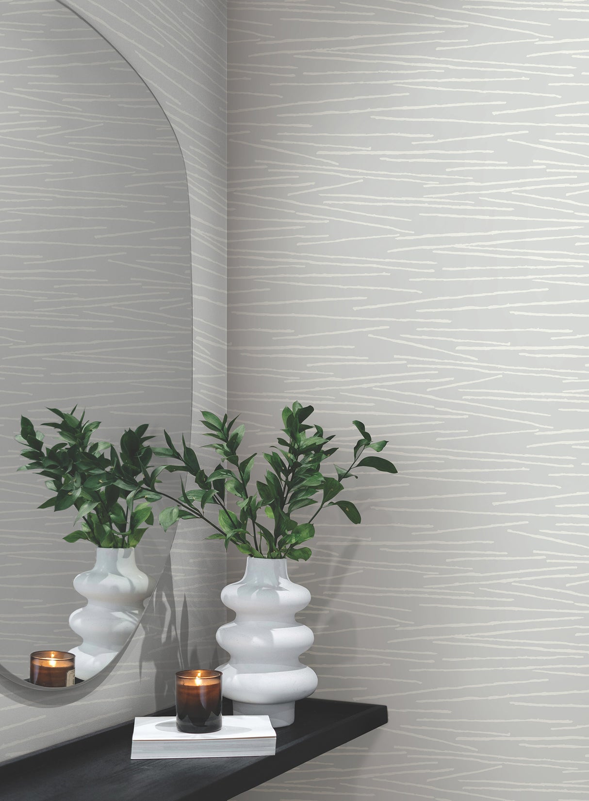 York EV3933 Line Horizon Spa Blue Wallpaper