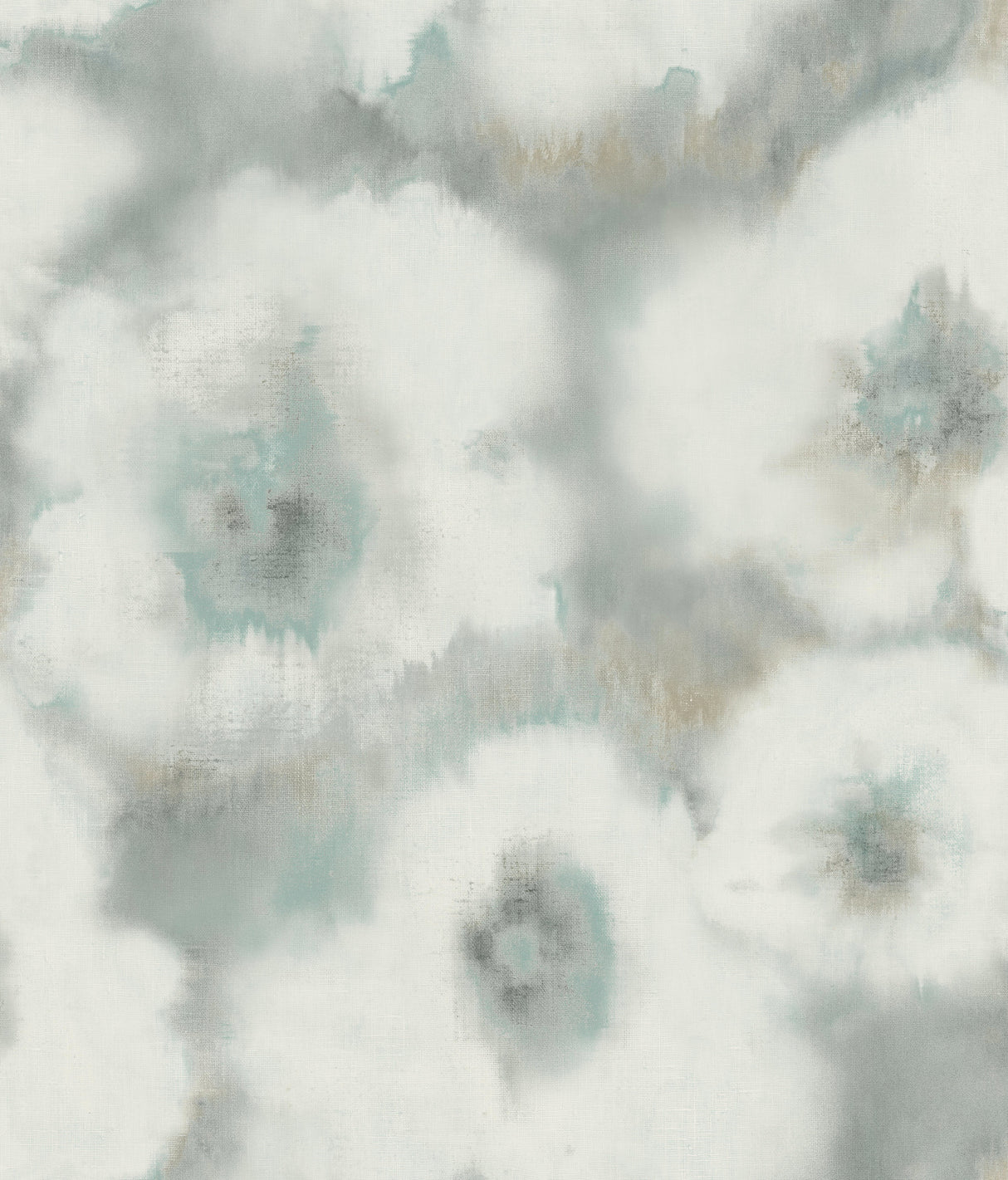 York EV3961 Blended Floral Aqua Wallpaper