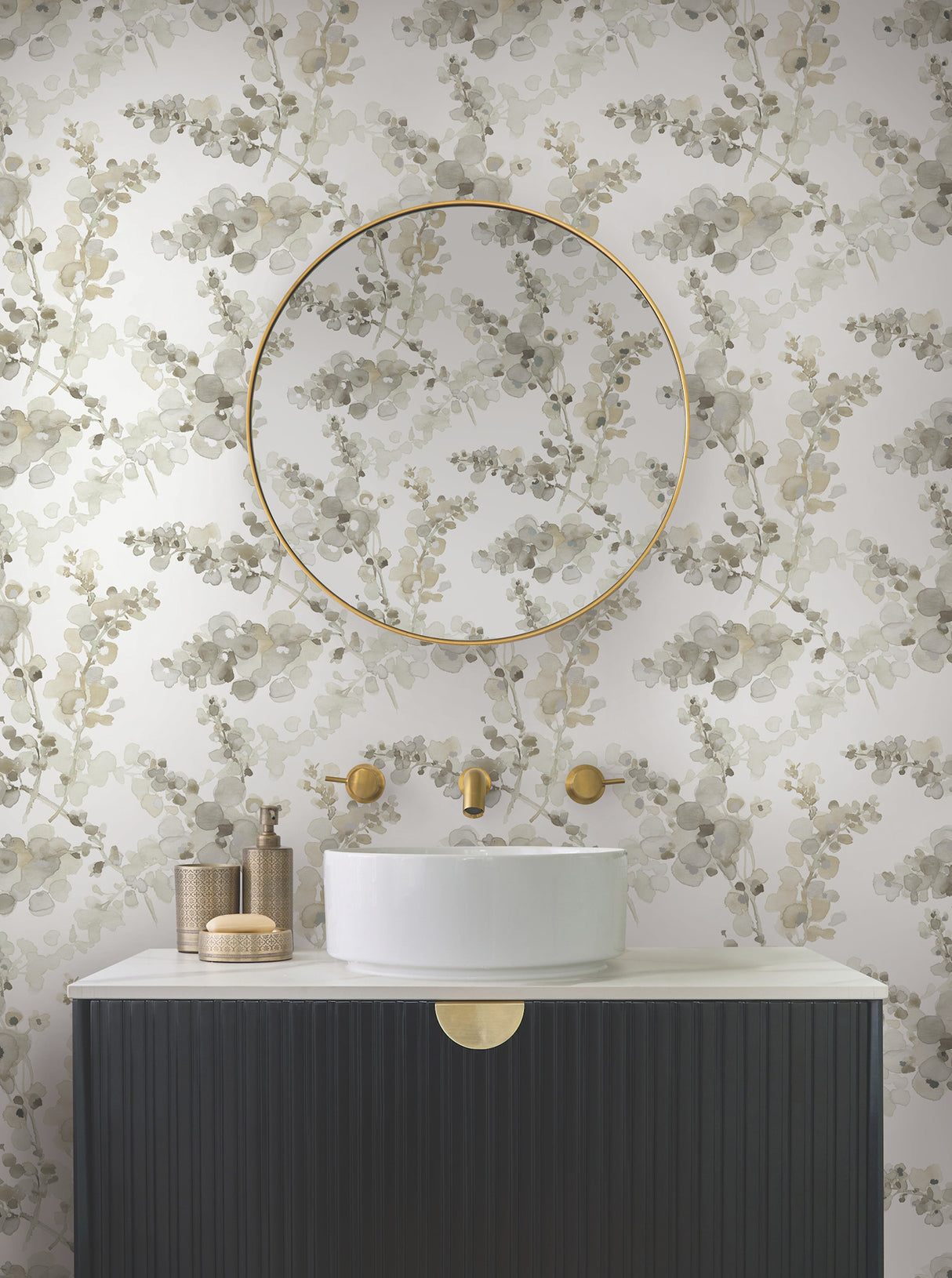 York EV3973 Blossom Fling Blonde Wallpaper