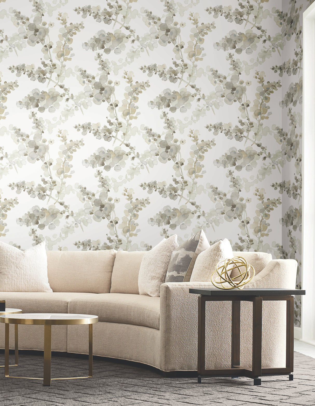 York EV3973 Blossom Fling Blonde Wallpaper