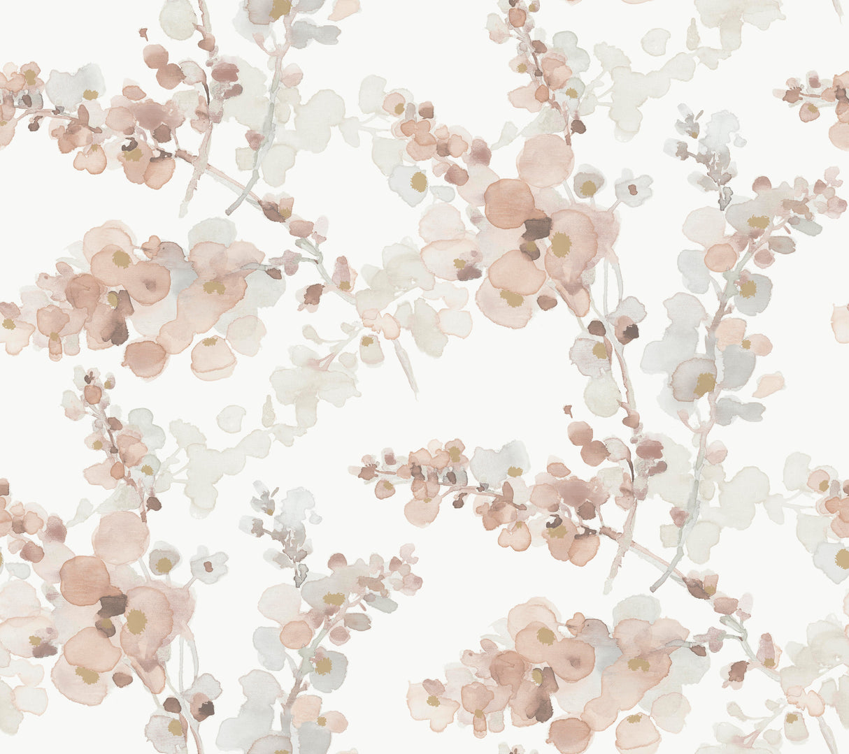 York EV3975 Blossom Fling Clay Wallpaper