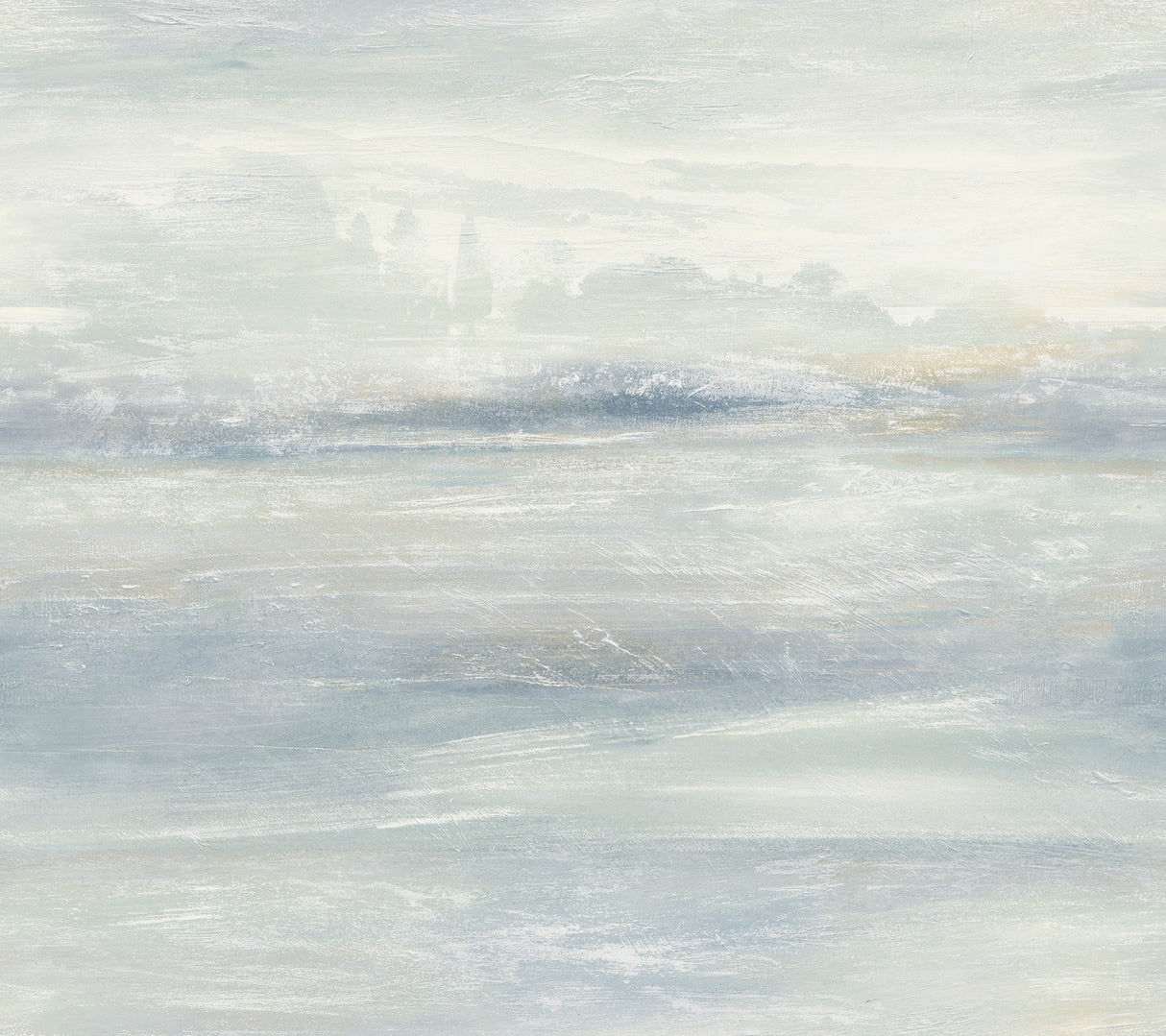 York EV3988 Soothing Mists Scenic Blue Oasis Wallpaper
