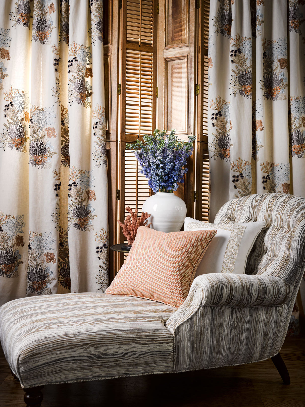 Scalamandre EY 000713ND SKY NORTH DOWNS Fabric - Eade's Wallpaper