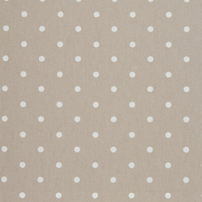 CLARKE AND CLARKE F0063/12.CAC.0 DOTTY TAUPE Fabric - Eade's Wallpaper