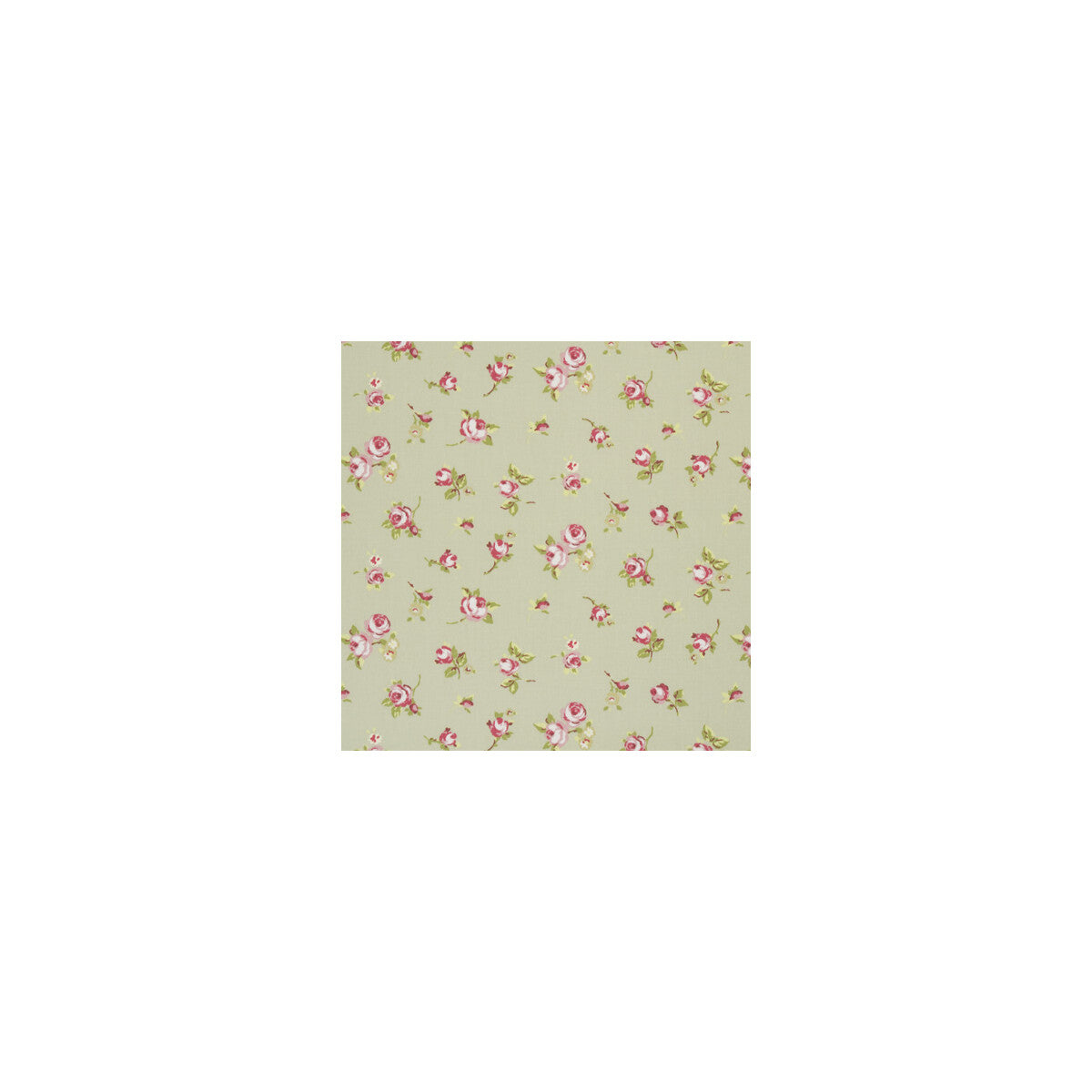 CLARKE AND CLARKE F0299/04.CAC.0 ROSEBUD SAGE Fabric - Eade's Wallpaper