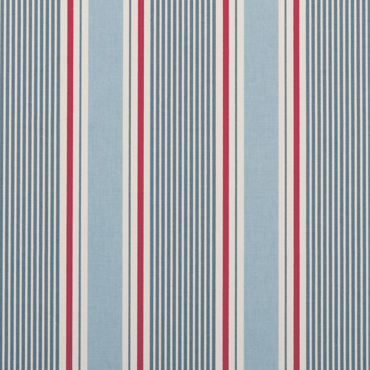 CLARKE AND CLARKE F0408/01.CAC.0 SAIL STRIPE MARINE Fabric - Eade's Wallpaper