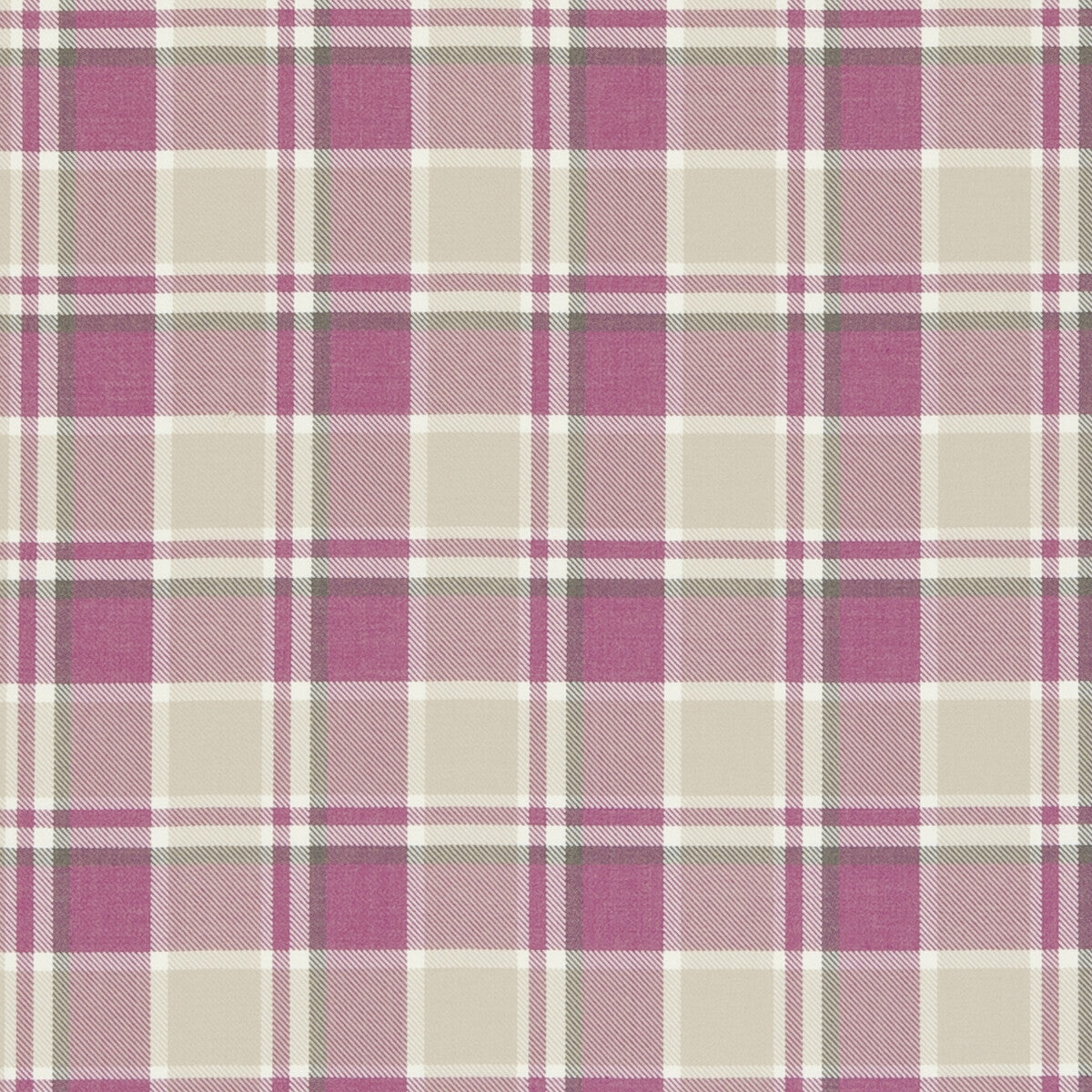 CLARKE AND CLARKE F0596/05.CAC.0 BOWLAND RASPBERRY Fabric - Eade's Wallpaper