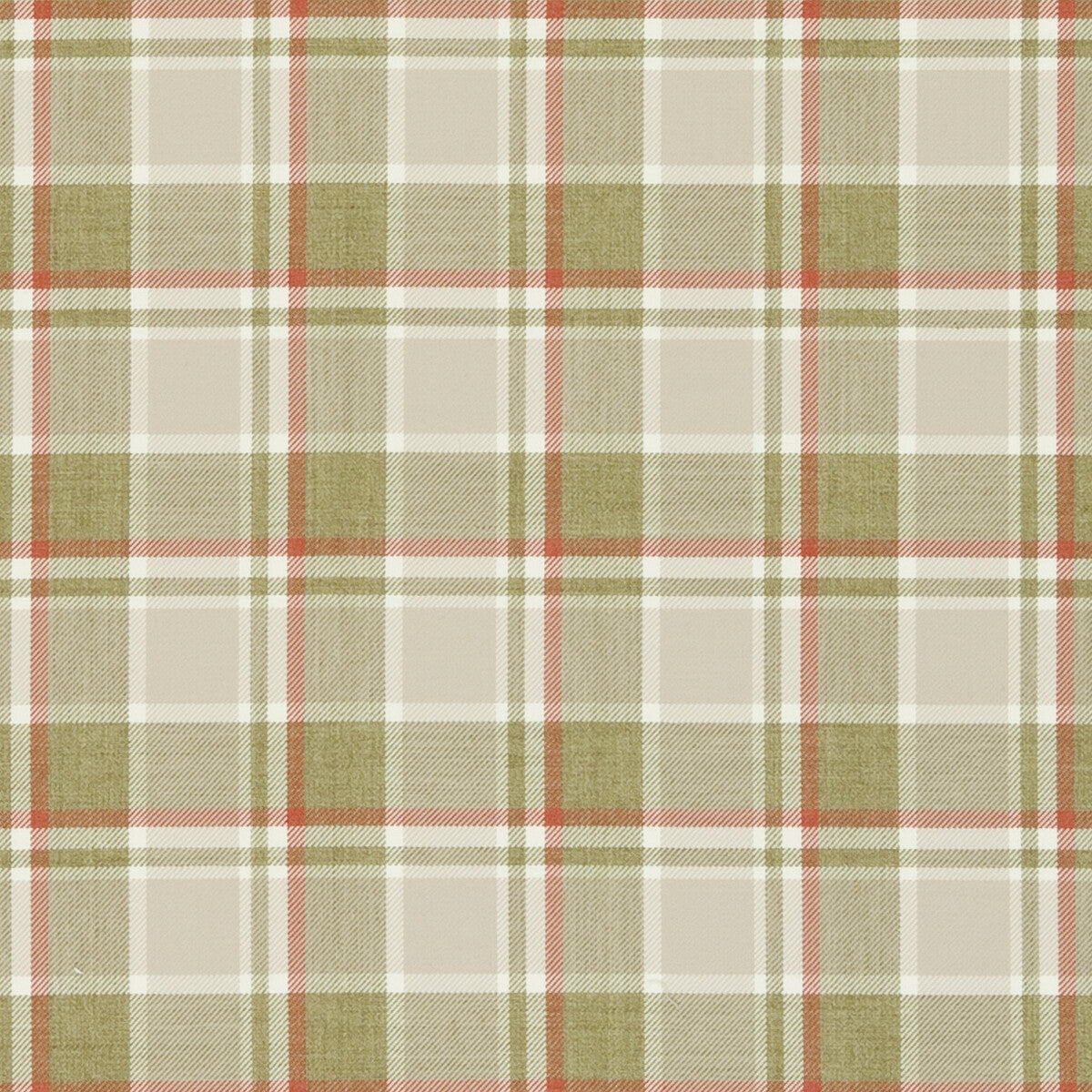 CLARKE AND CLARKE F0596/06.CAC.0 BOWLAND SPICE Fabric - Eade's Wallpaper