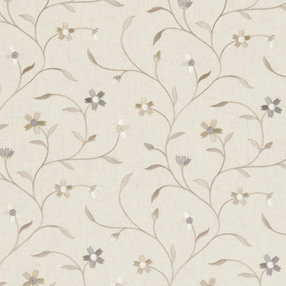 CLARKE AND CLARKE F0599/04.CAC.0 MELLOR NATURAL Fabric - Eade's Wallpaper