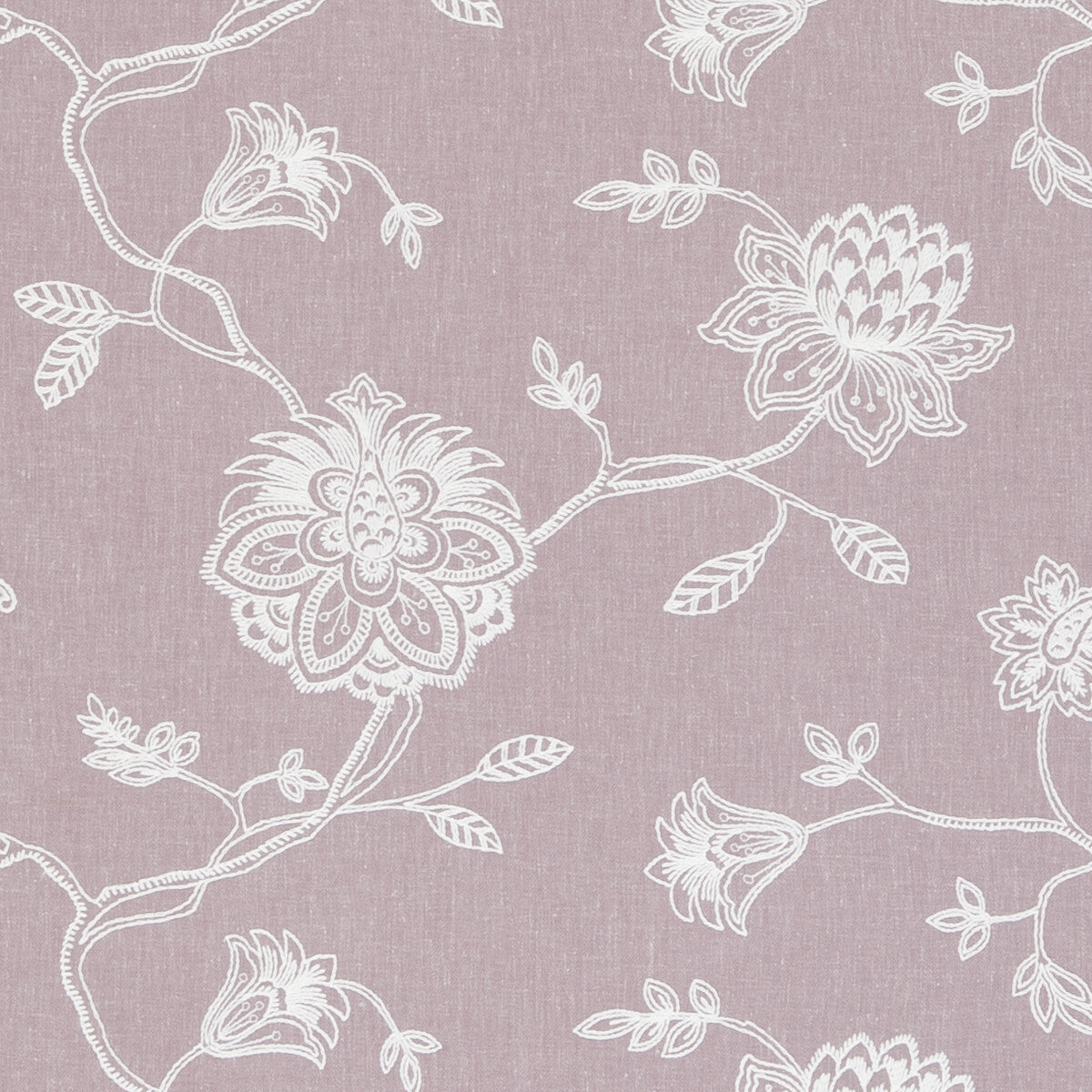 CLARKE AND CLARKE F0602/02.CAC.0 WHITEWELL HEATHER Fabric - Eade's Wallpaper
