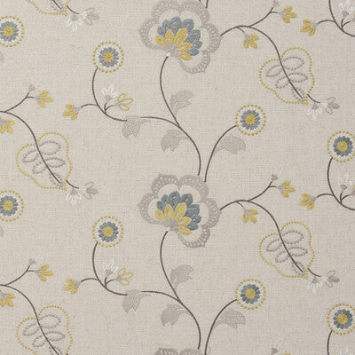 CLARKE AND CLARKE F0735/01.CAC.0 CHATSWORTH ACACIA Fabric - Eade's Wallpaper