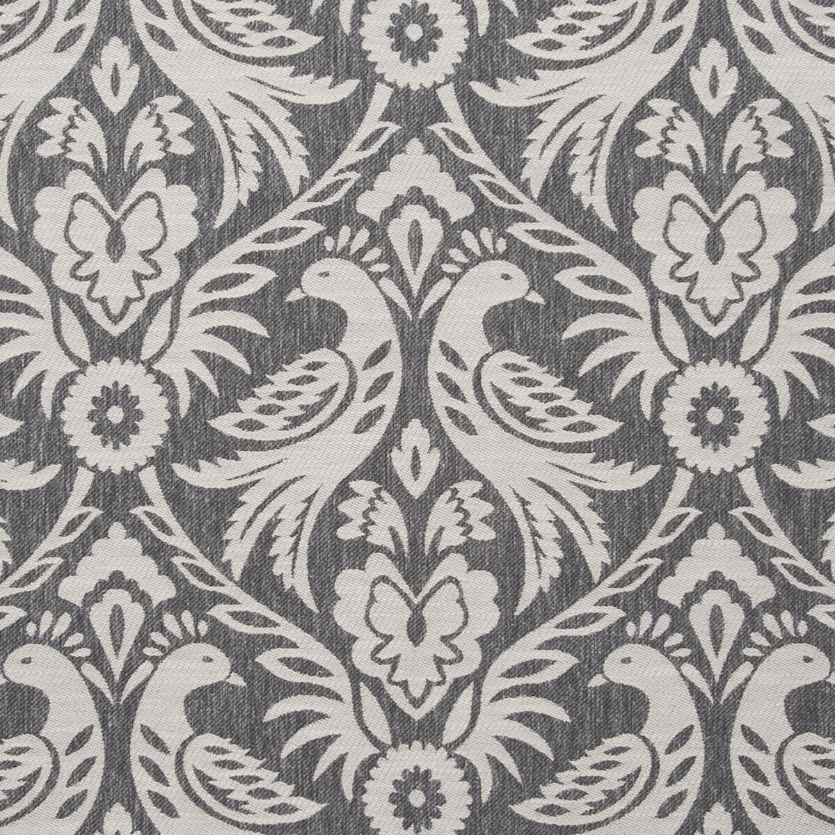 CLARKE AND CLARKE F0737/03.CAC.0 HAREWOOD CHARCOAL Fabric - Eade's Wallpaper