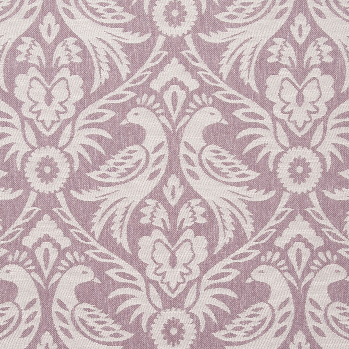CLARKE AND CLARKE F0737/06.CAC.0 HAREWOOD ORCHID Fabric - Eade's Wallpaper