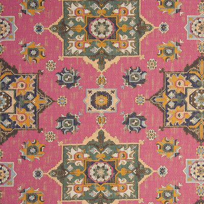 CLARKE AND CLARKE F0798/02.CAC.0 MALATYA AZALEA Fabric - Eade's Wallpaper