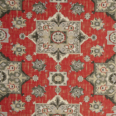 CLARKE AND CLARKE F0798/06.CAC.0 MALATYA CRIMSON Fabric - Eade's Wallpaper