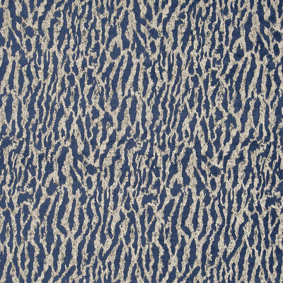 CLARKE AND CLARKE F0805/03.CAC.0 GAUTIER INDIGO Fabric - Eade's Wallpaper