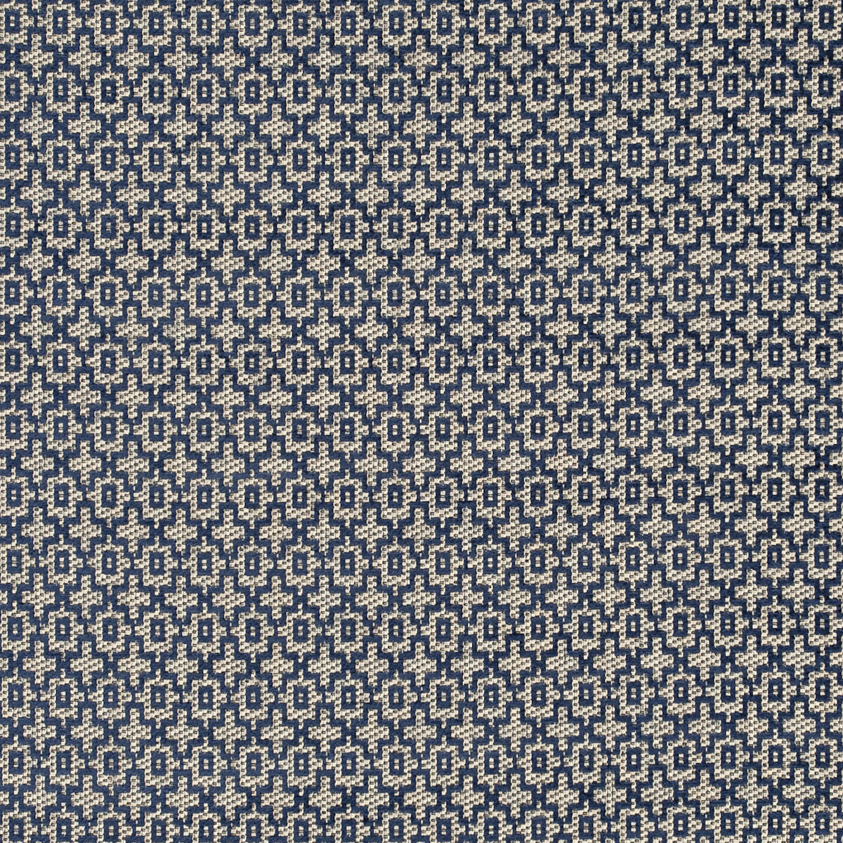 CLARKE AND CLARKE F0807/04.CAC.0 MANSOUR INDIGO Fabric - Eade's Wallpaper
