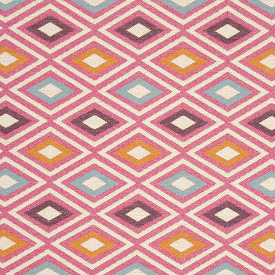 CLARKE AND CLARKE F0808/01.CAC.0 CHEROKEE CARMINE Fabric - Eade's Wallpaper