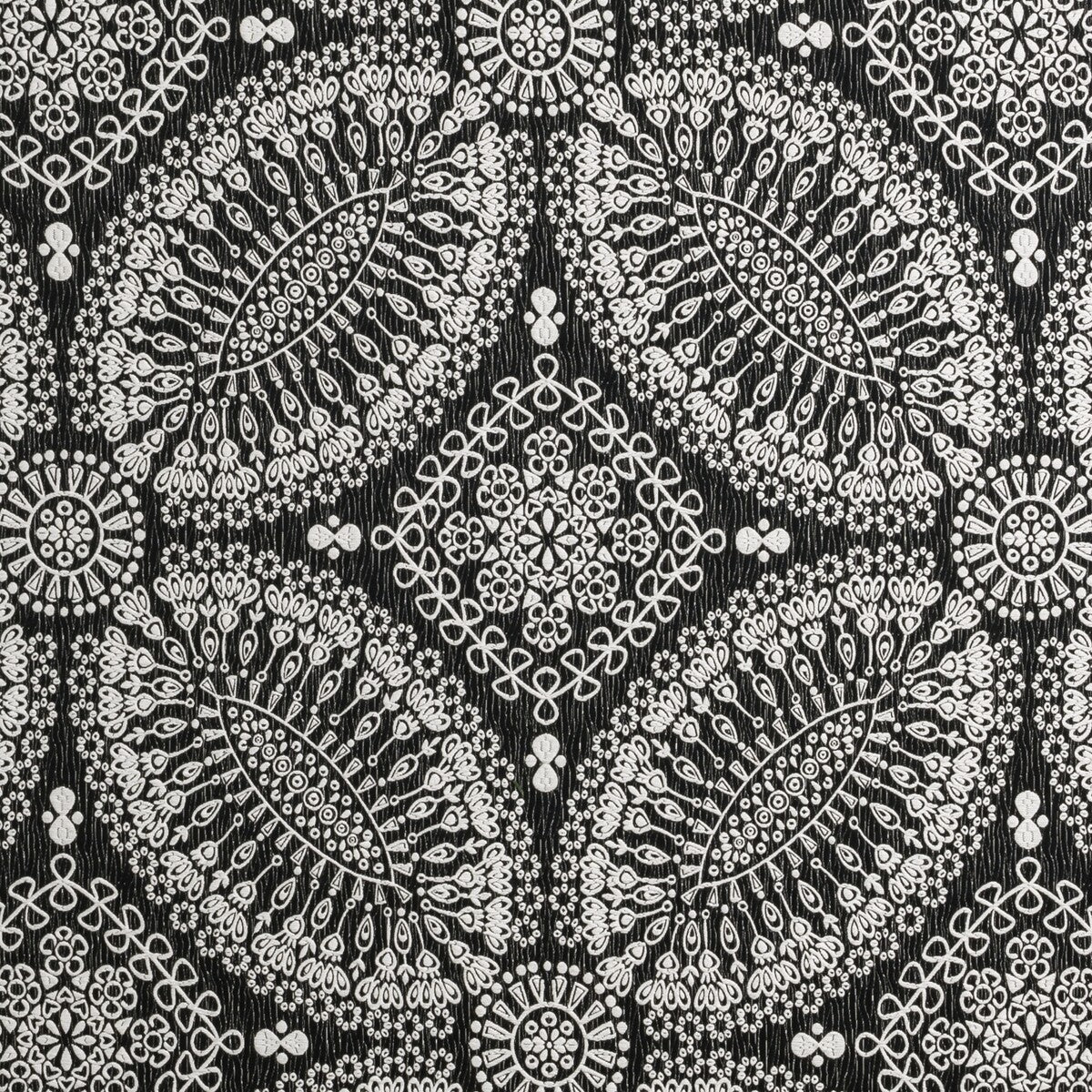 CLARKE AND CLARKE F0879/01.CAC.0 BW1007 BLACK/WHITE Fabric - Eade's Wallpaper