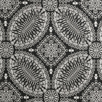 CLARKE AND CLARKE F0879/01.CAC.0 BW1007 BLACK/WHITE Fabric - Eade's Wallpaper