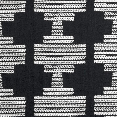CLARKE AND CLARKE F0882/01.CAC.0 BW1010 BLACK/WHITE Fabric - Eade's Wallpaper
