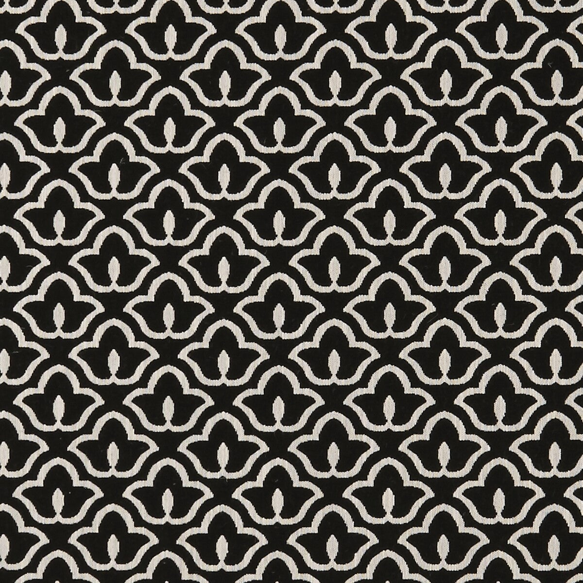 CLARKE AND CLARKE F0887/01.CAC.0 BW1014 BLACK/WHITE Fabric - Eade's Wallpaper