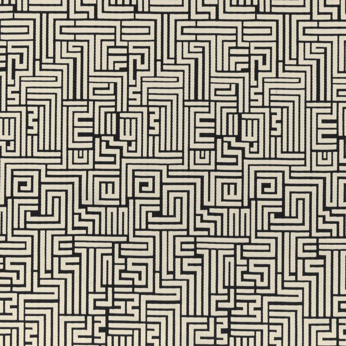 CLARKE AND CLARKE F0889/01.CAC.0 BW1016 BLACK/WHITE Fabric - Eade's Wallpaper