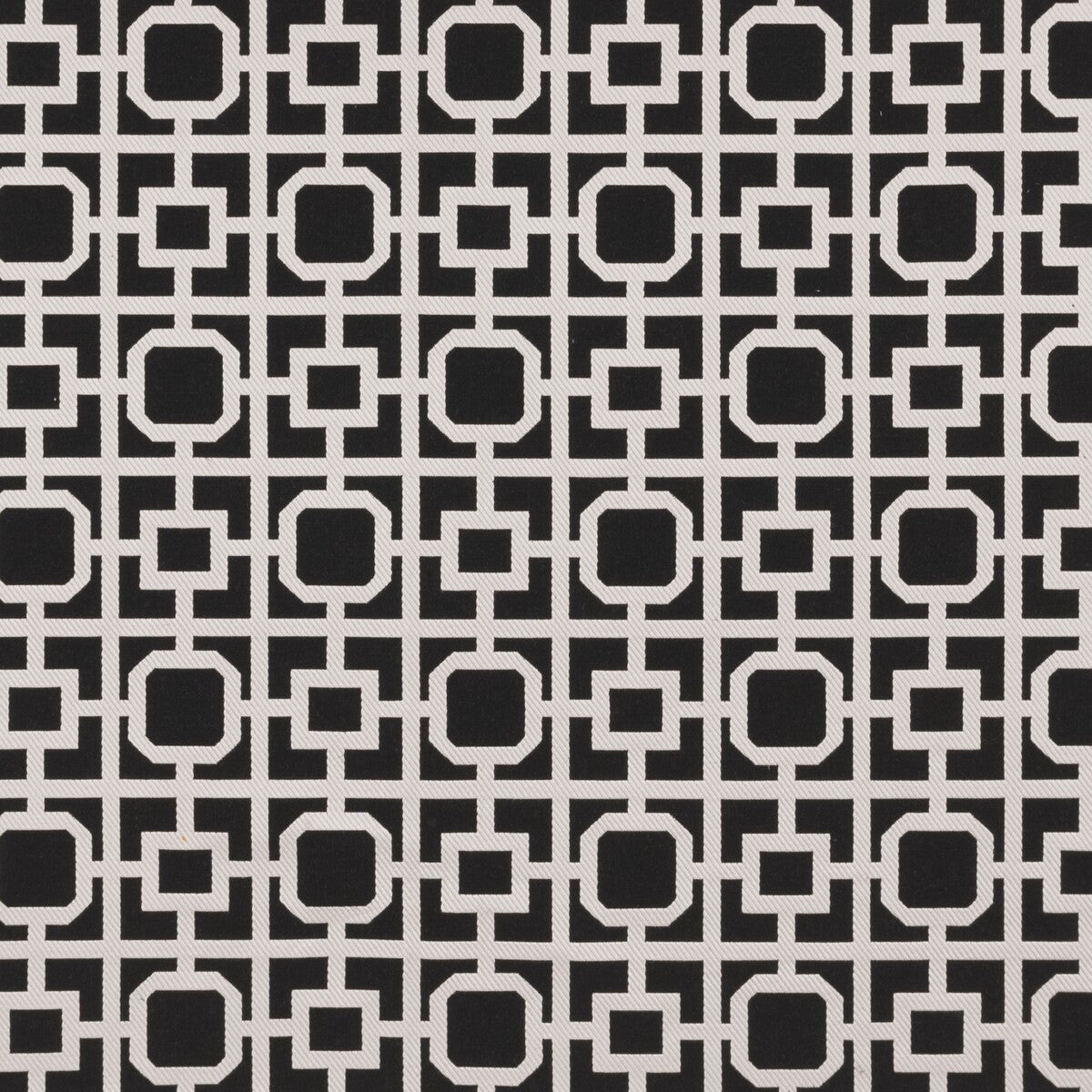 CLARKE AND CLARKE F0890/01.CAC.0 BW1017 BLACK/WHITE Fabric - Eade's Wallpaper