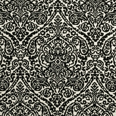 CLARKE AND CLARKE F0896/01.CAC.0 BW1023 BLACK/WHITE Fabric - Eade's Wallpaper