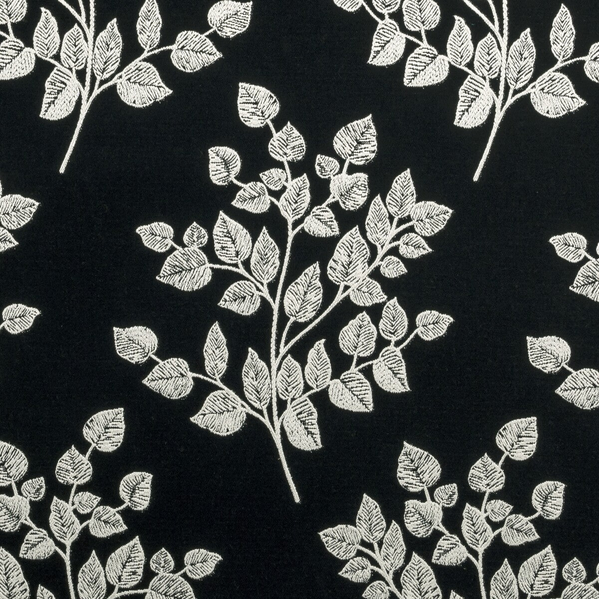 CLARKE AND CLARKE F0909/01.CAC.0 BW1036 BLACK/WHITE Fabric - Eade's Wallpaper