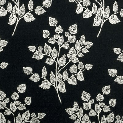 CLARKE AND CLARKE F0909/01.CAC.0 BW1036 BLACK/WHITE Fabric - Eade's Wallpaper
